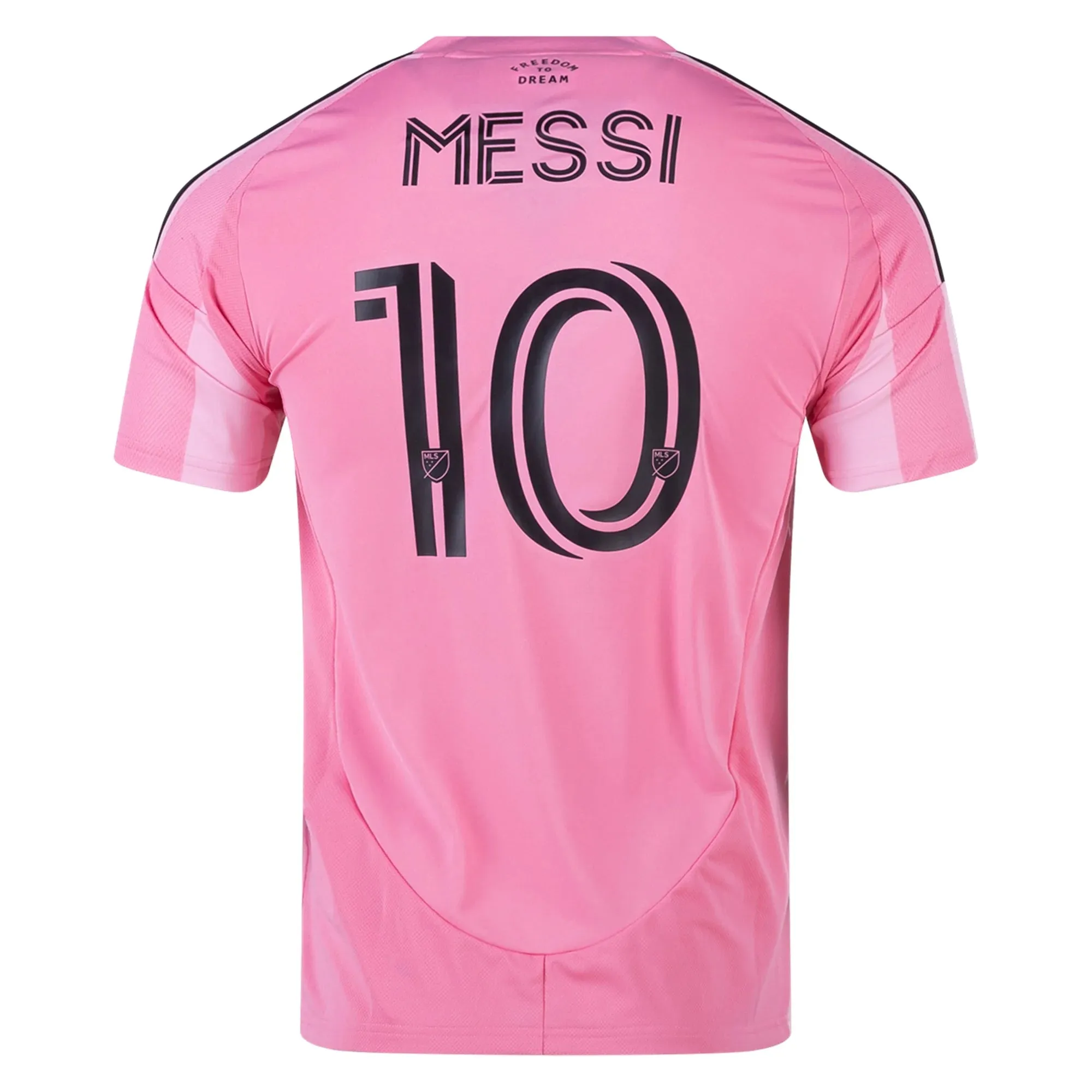 adidas Lionel Messi Inter Miami CF Home Jersey 25/26 (Easy Pink) Smooth Finish Relaxed Performance