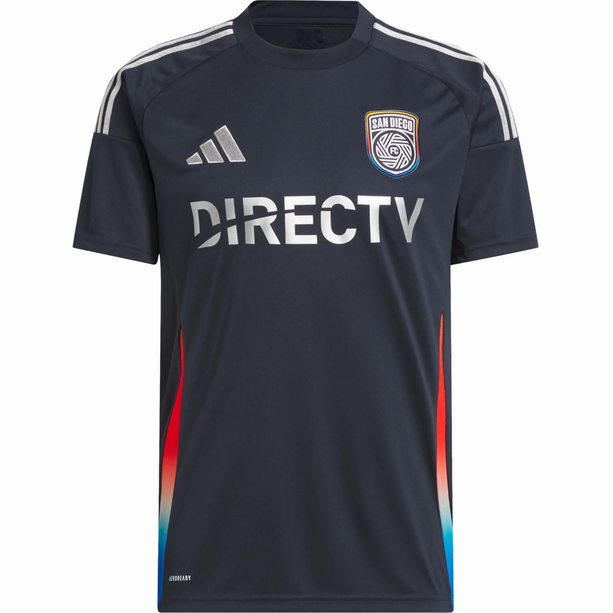 Mesh Panel Placement adidas Hirving Lozano San Diego FC Home Jersey w/ MLS   Apple TV Patches 25/26 (Night Navy)