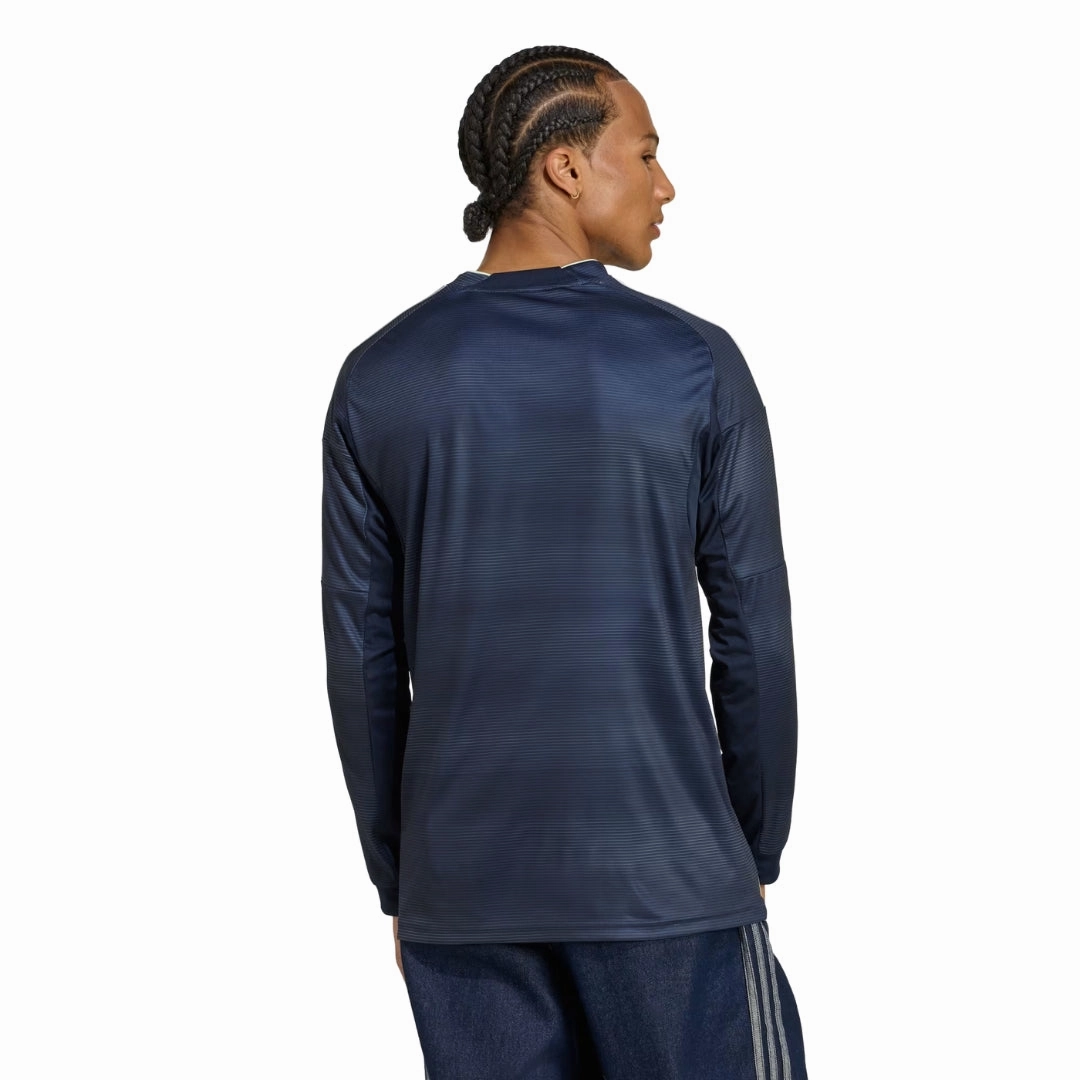adidas Real Madrid Long Sleeve Away Jersey w/ Champions League Patches 25/26 (Legend Ink) Air Control