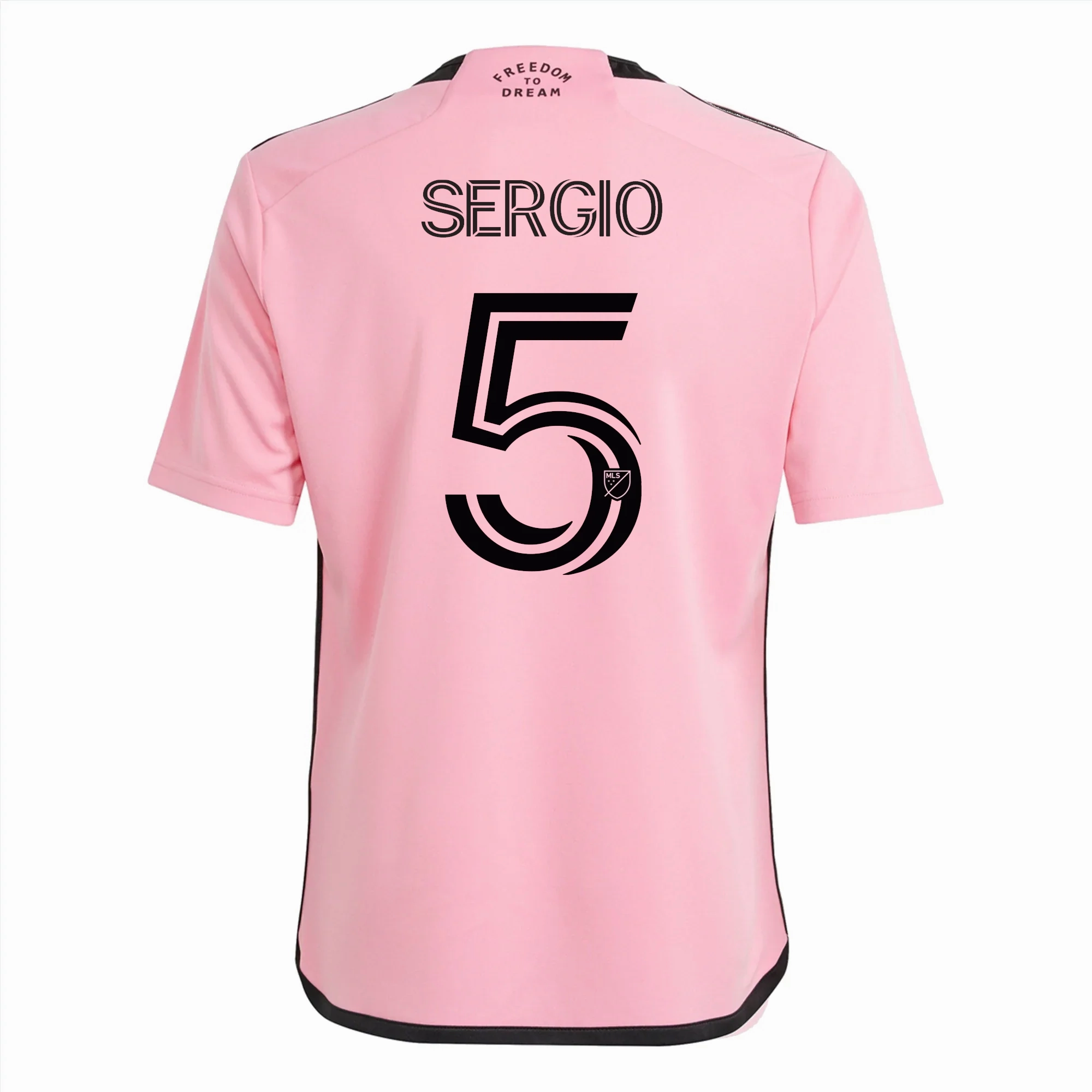 Chafe Free adidas Youth Inter Miami Sergio Busquets Home Jersey 24/25 (Easy Pink)