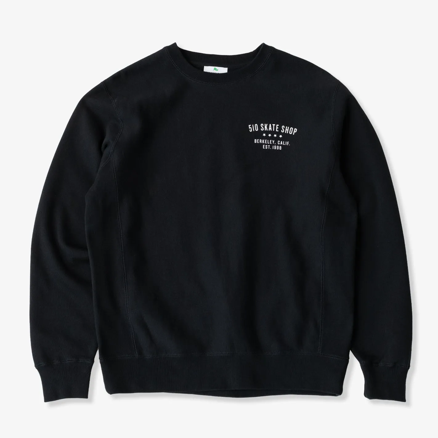 Vintage Label Heavy Crewneck (Black) Fresh Active product fuzzy coziness