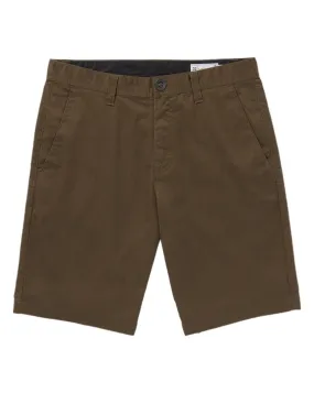 Volcom Frickin Modern Stretch Shorts - Dark Earth OdorControlTech
