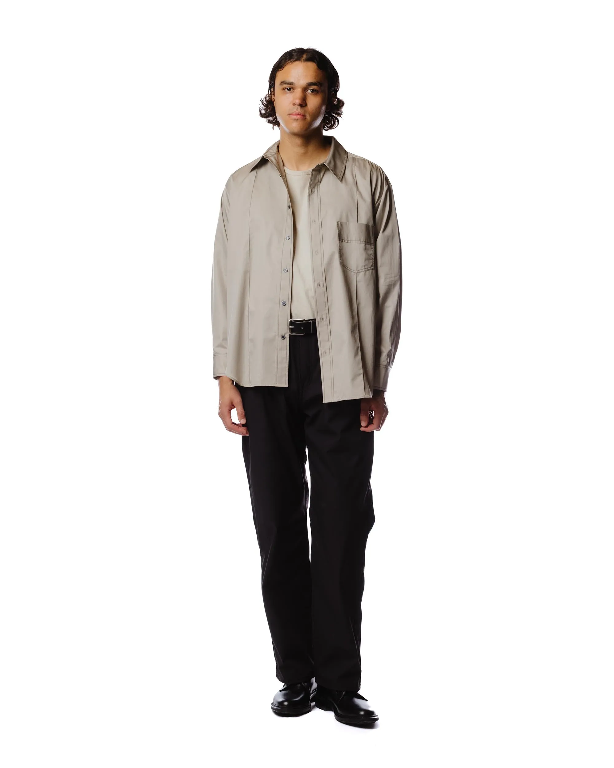 Trendsetting Tropical theme Wanze Classic Button Up Shirt Cotton Sand