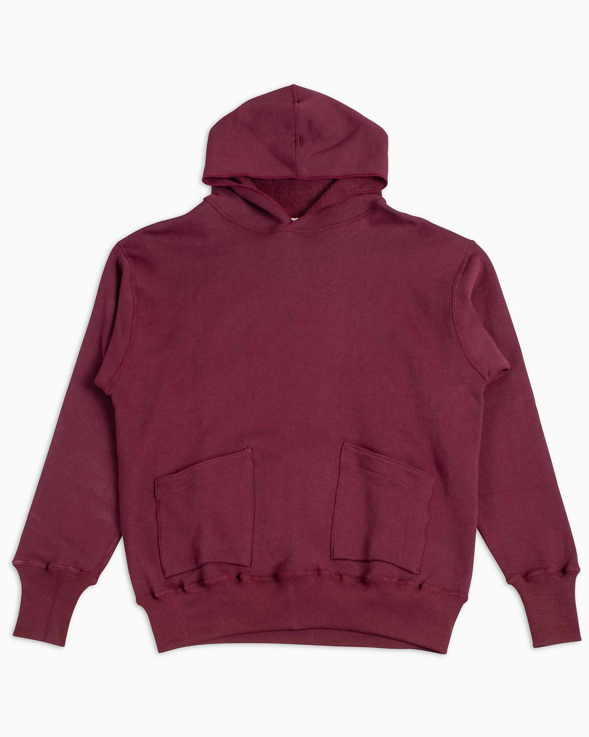 Soft Fabric Warehouse Lot. 453 Separate Pocket Set In Hoodie Bordeaux
