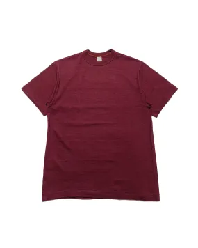 Warehouse Lot. 4601 No Print Bordeaux Ultra Soft Blended Textile Ethically Sourced Cotton