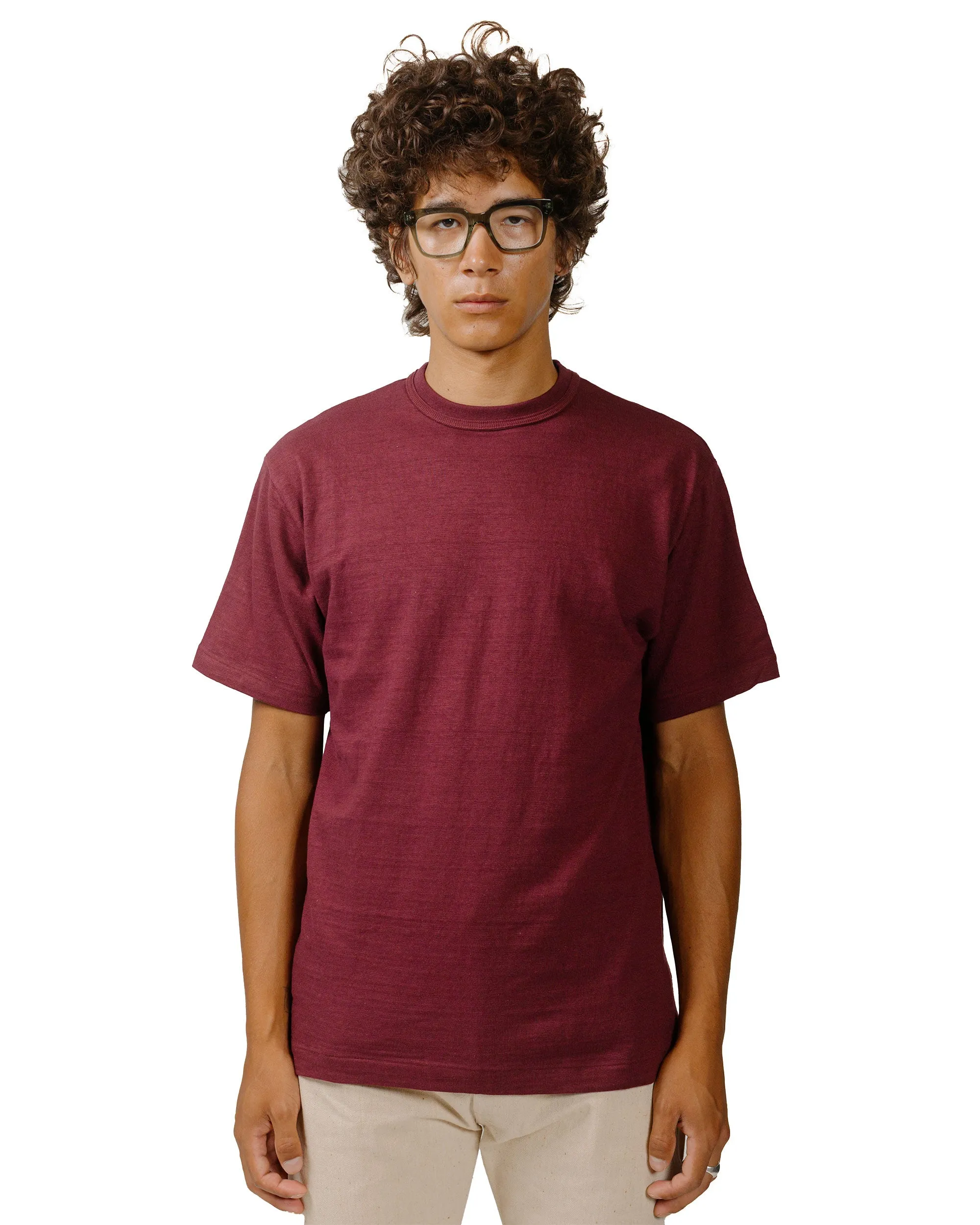 Warehouse Lot. 4601 No Print Bordeaux Teenager fashion Comfortable And Trendy