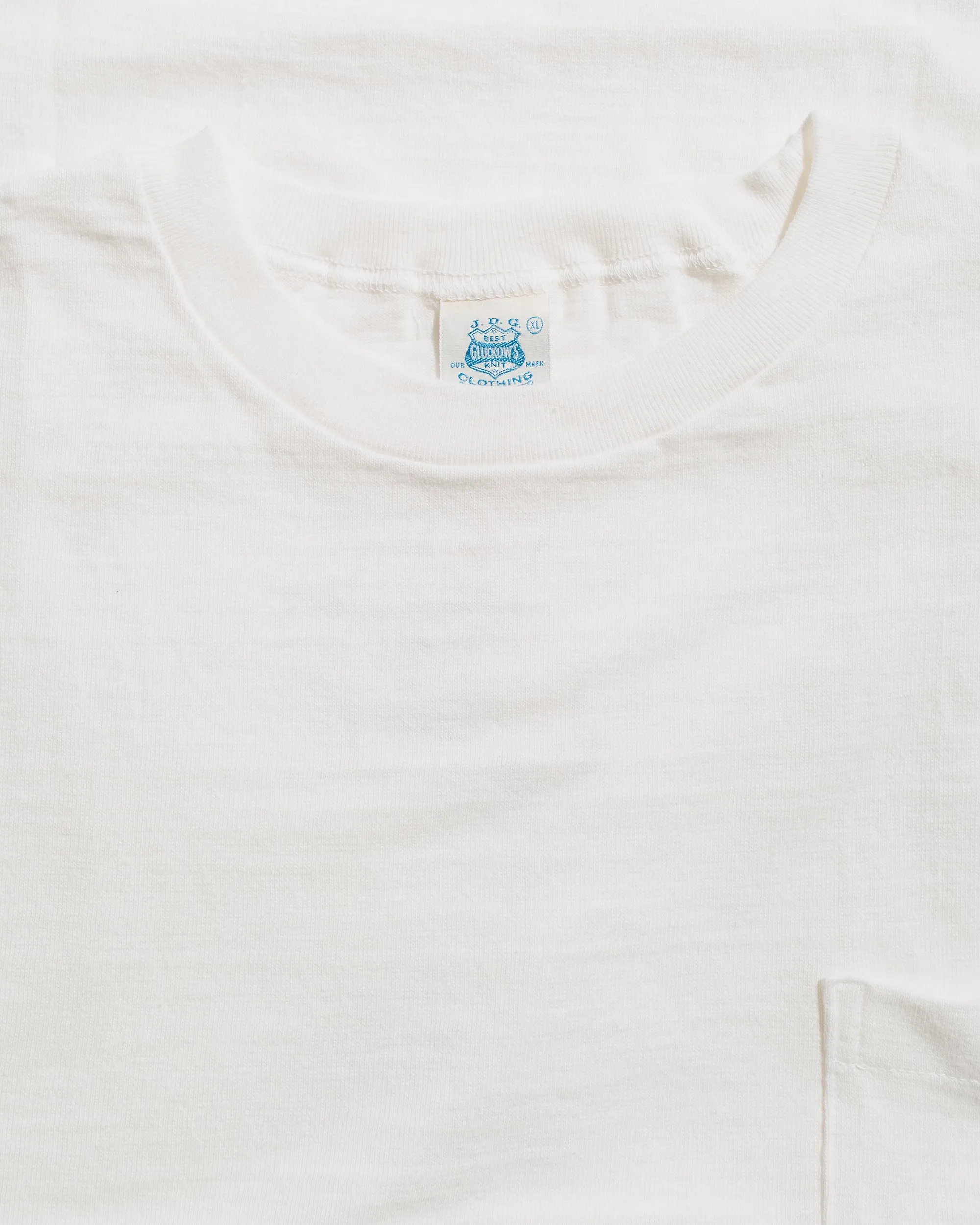 Cool and Relaxed back to school Warehouse Lot. JG-CS07 Standard Pocket T Off White