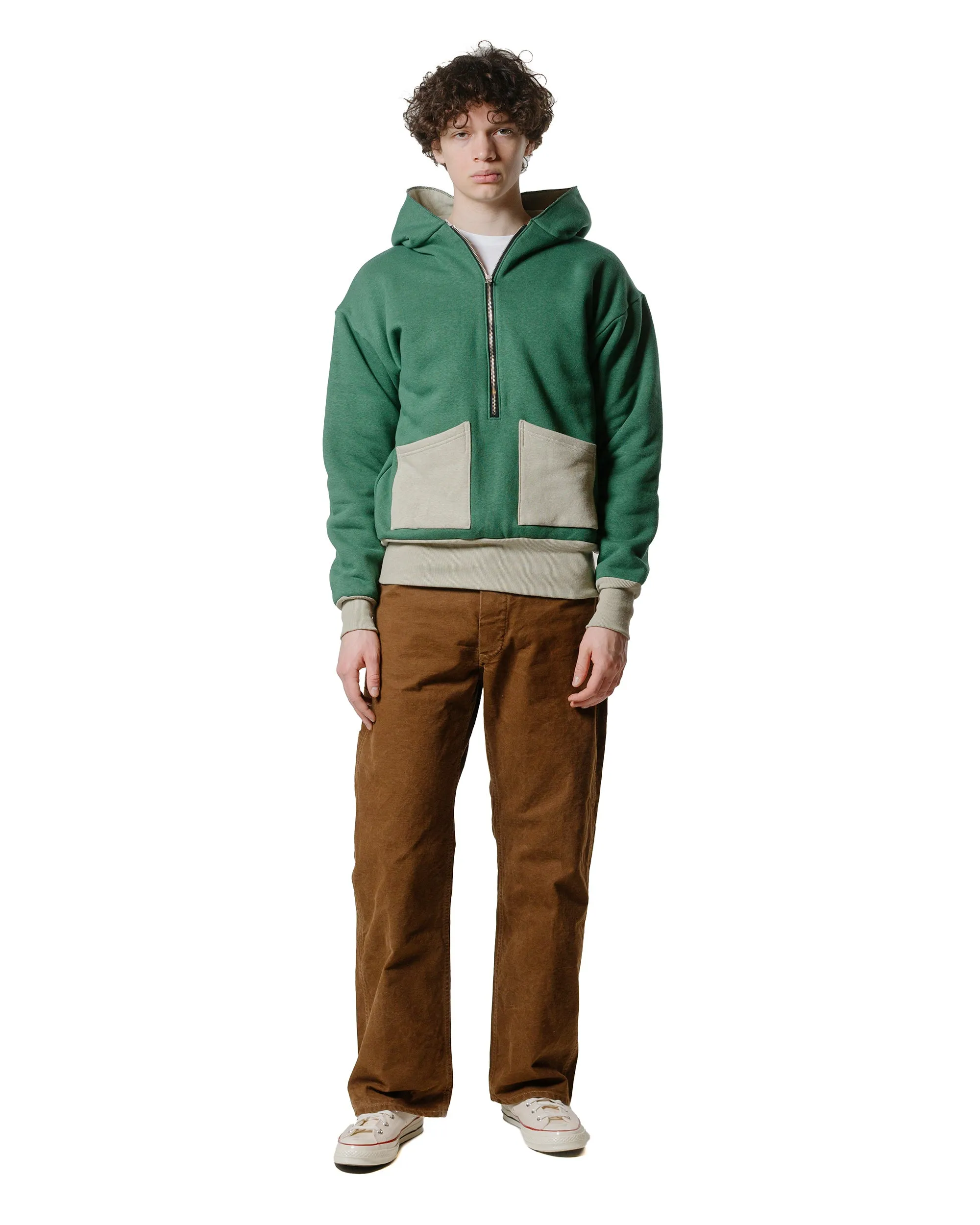 Cozy Gear Warehouse Lot. JG-CS11 The Olympic Champion Sweat Parka Green/Beige