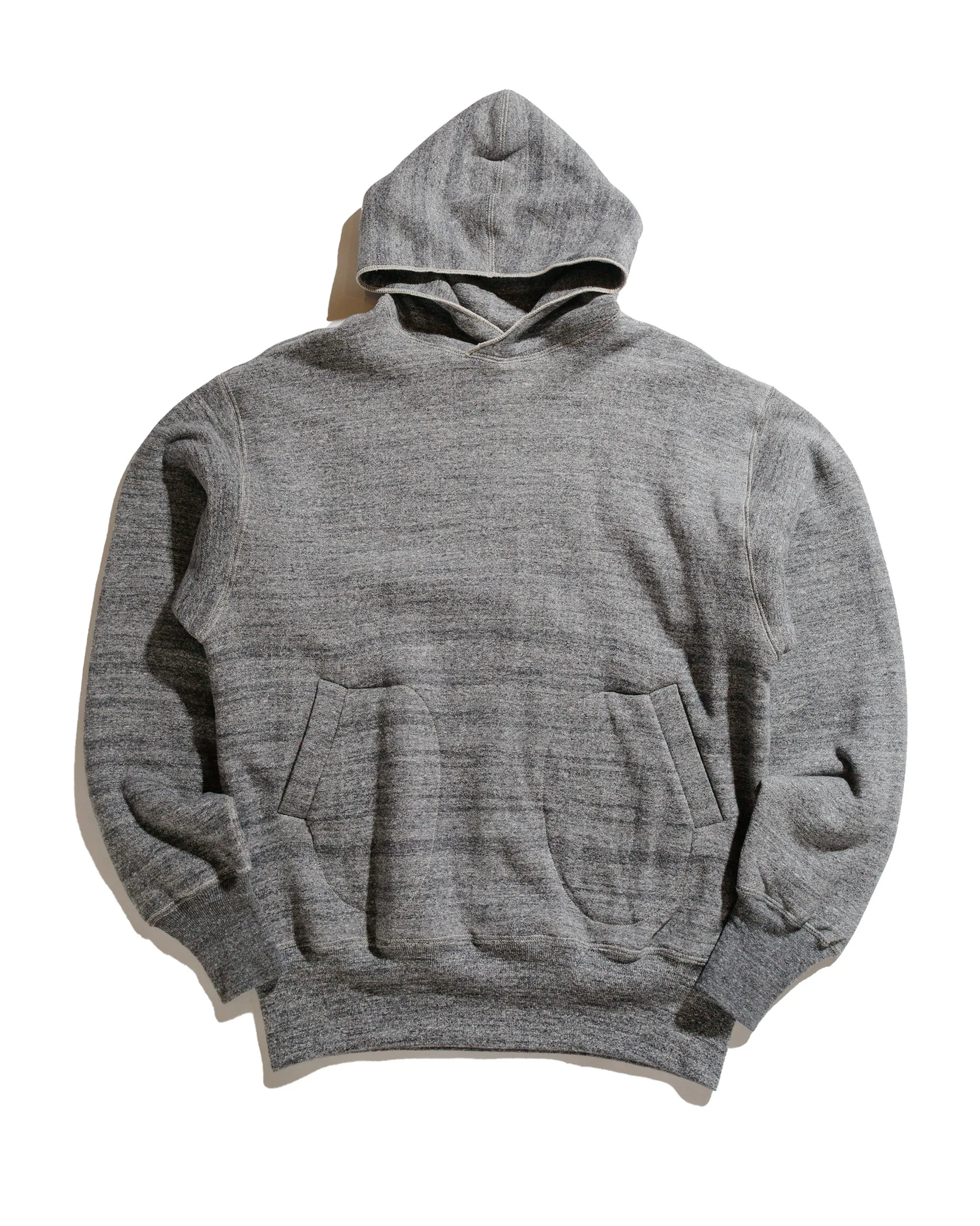 Street Style Youthful Vibe Warehouse Lot. JG-CS12 The Knockout Sweatparka Plain Dark Heather Gray