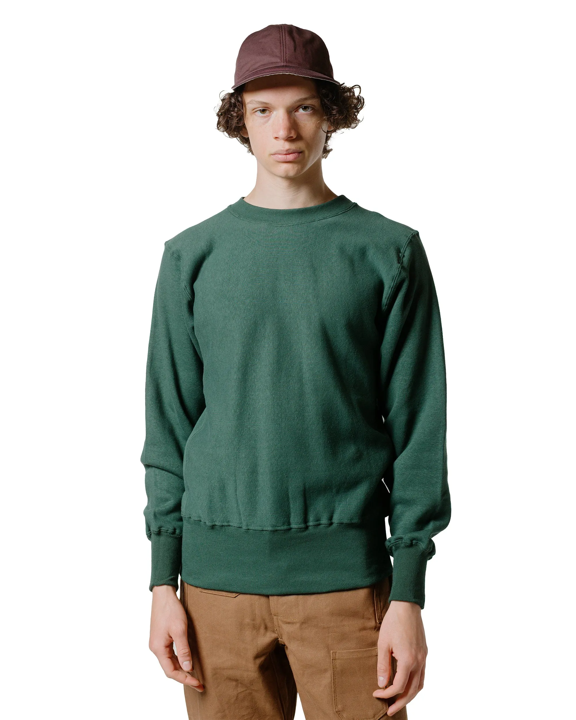 sock accents waterproof Warehouse Lot. JG-CS18 RW Crewneck No Print Dark Green