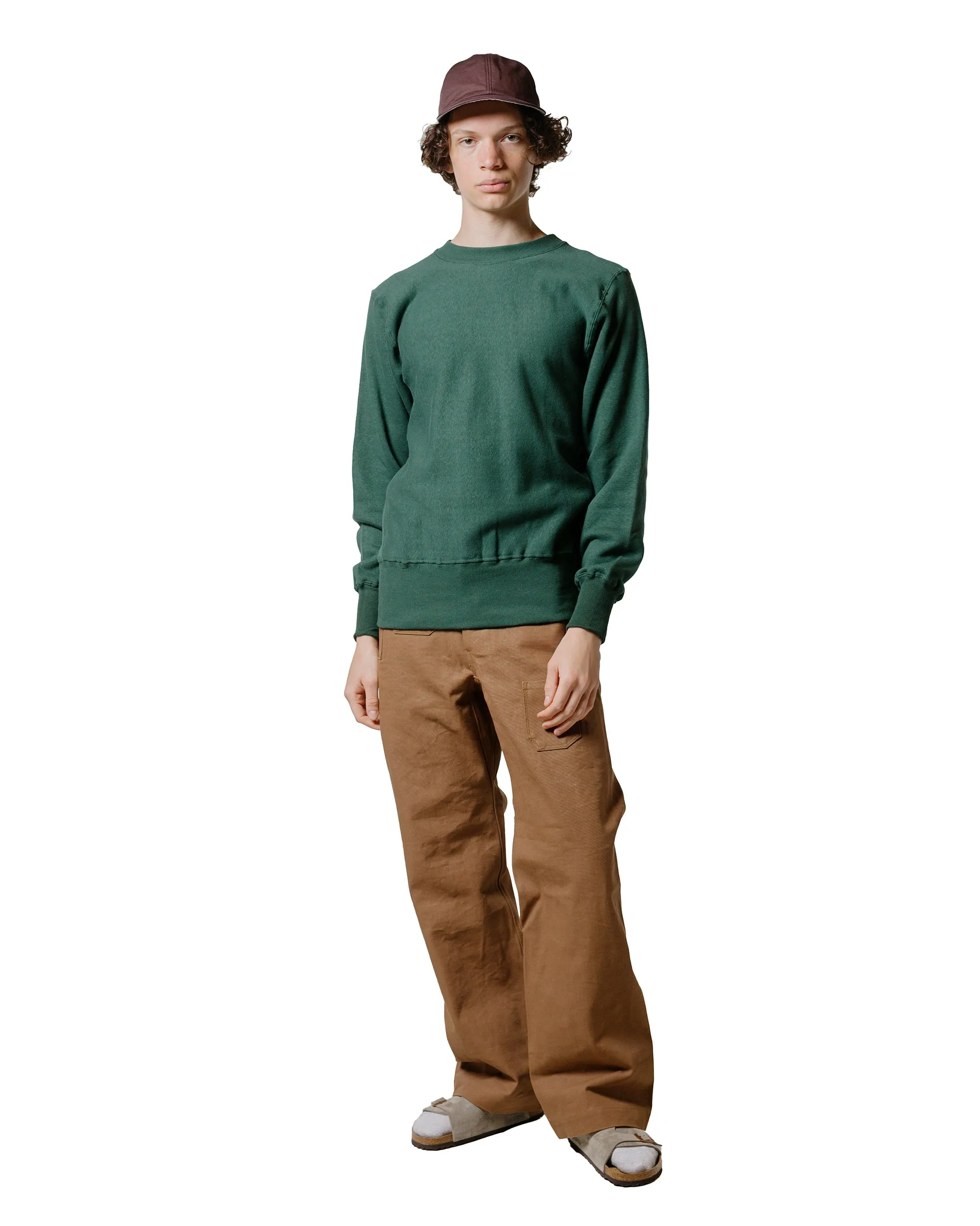Warehouse Lot. JG-CS18 RW Crewneck No Print Dark Green product luxury indulgence Camouflage