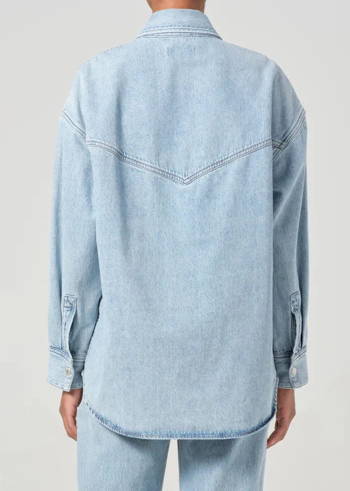 Serene Ease AGOLDE "Lotta Western Shirt" W - Drift