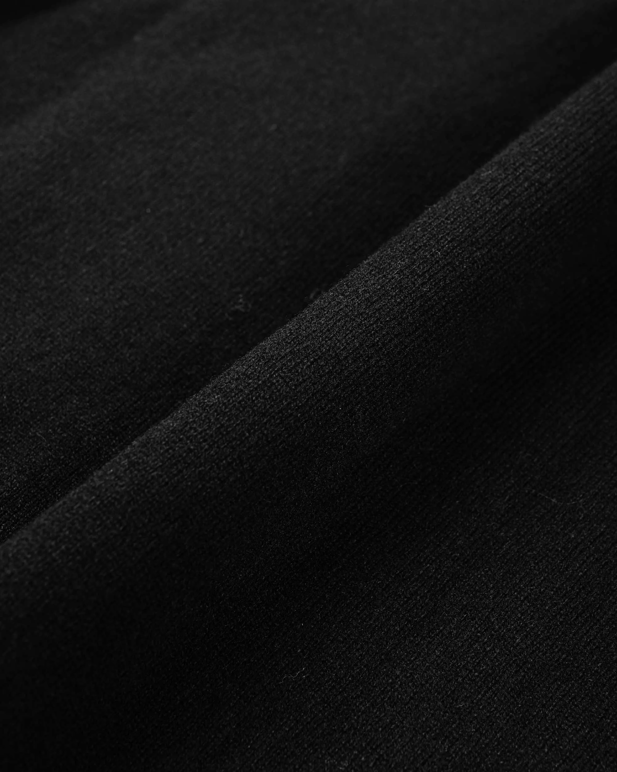 Norse Projects Adam Lambswool Black Soft Hoodie