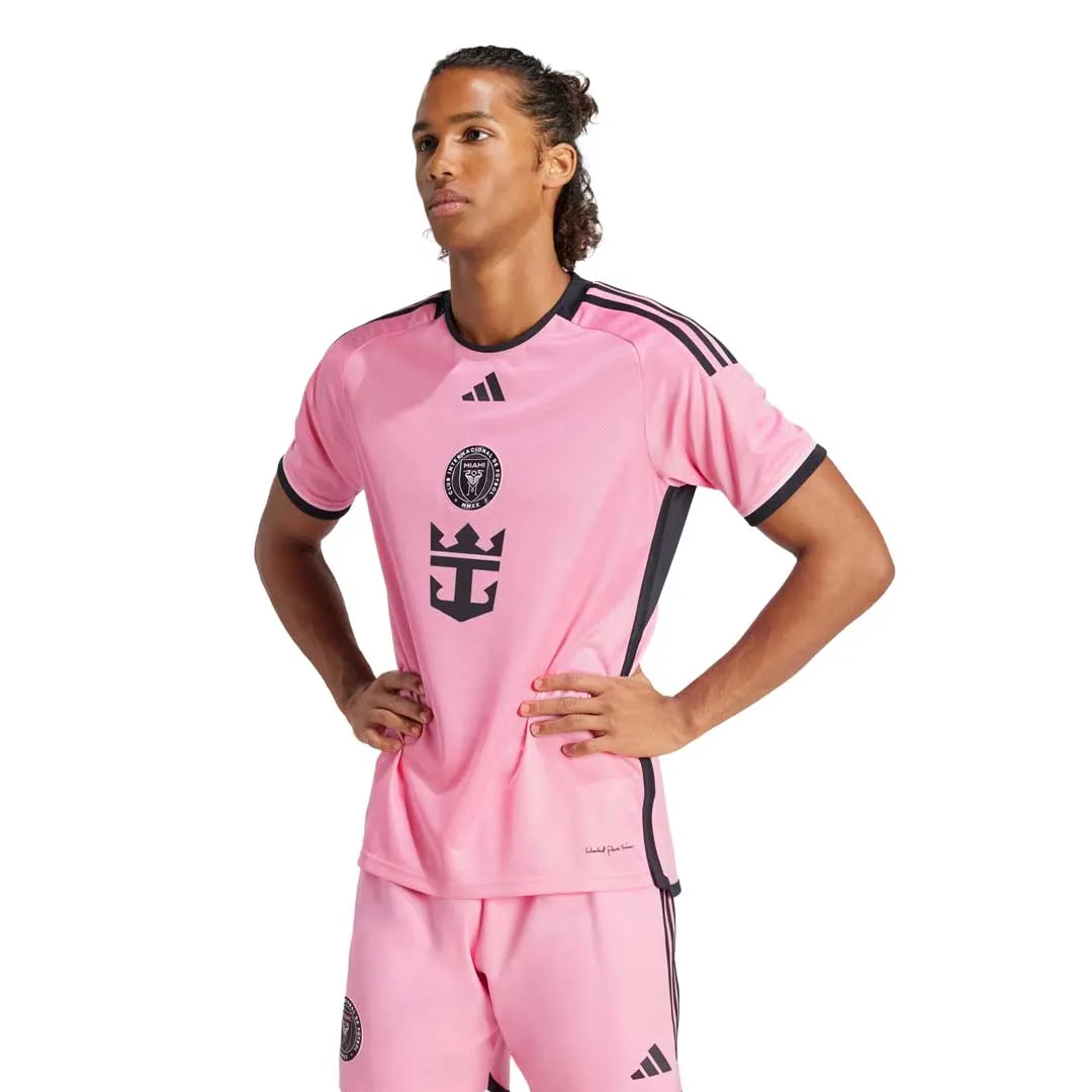 Non Restrictive Movement Outdoor Comfort adidas - Men's Inter Miami CF 24/25 Home Authentic Jersey (IU0189)