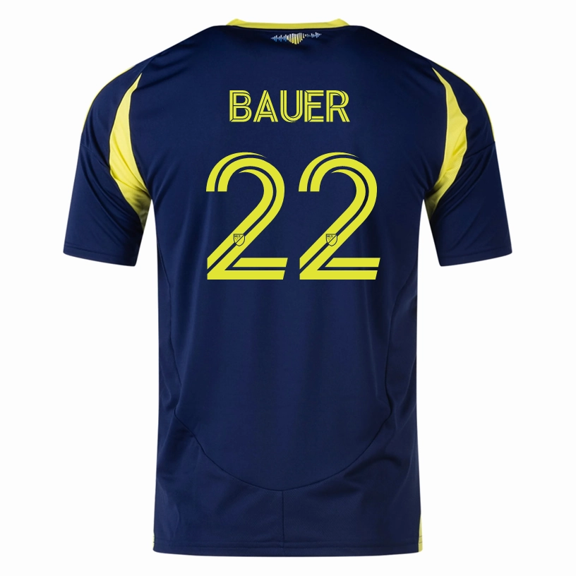 adidas Nashville Josh Bauer Away Jersey 25/26 (Tena Blue) Casual Movement All weather