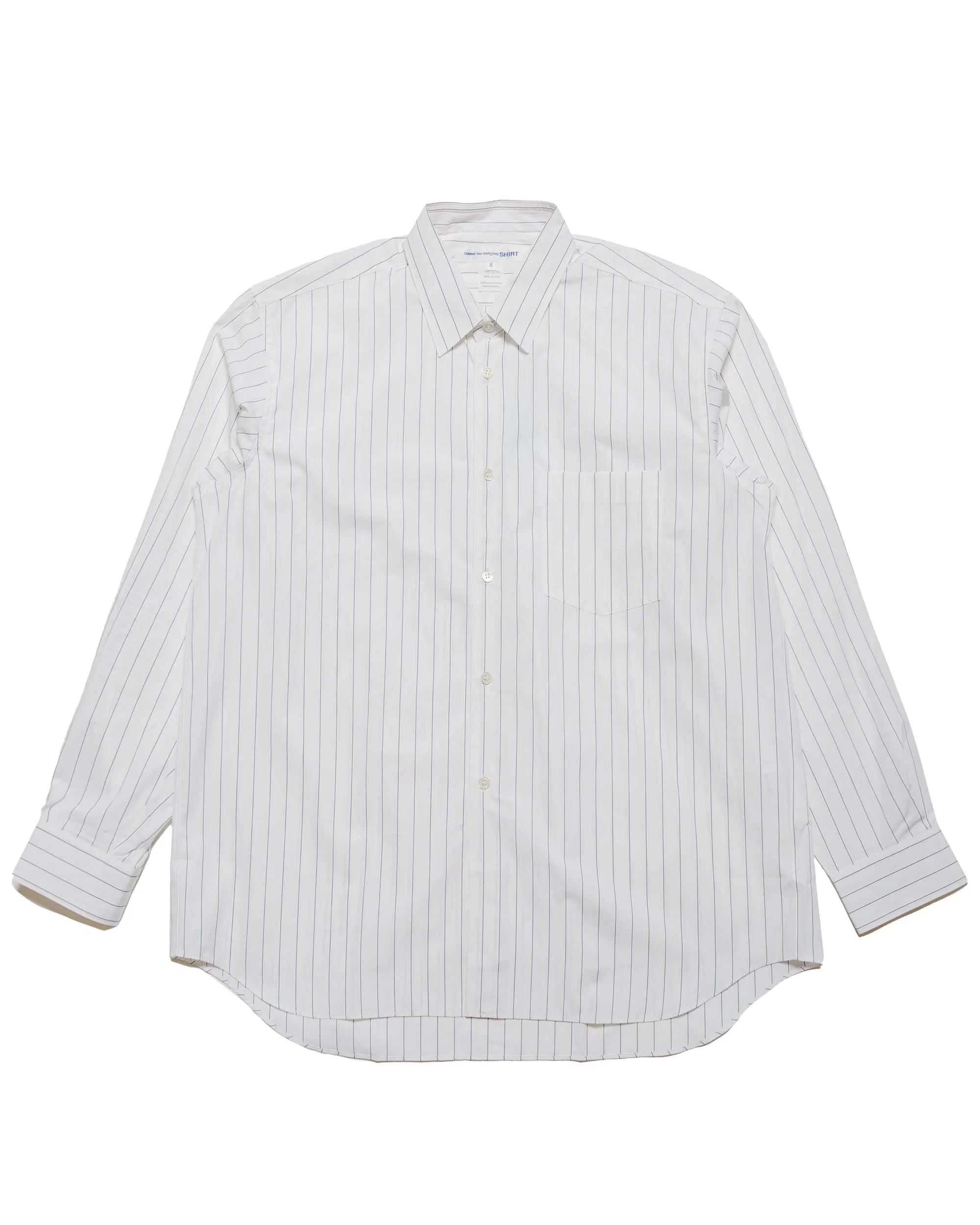 Seamless construction Quick Dry Technology Comme des Gar?ons SHIRT Woven Thin Stripe Shirt
