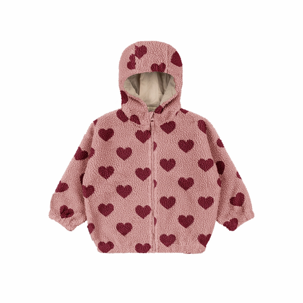 Konges Sloejd Jody Teddy Hoodie, Coeur Mellow Tear Resistant Material