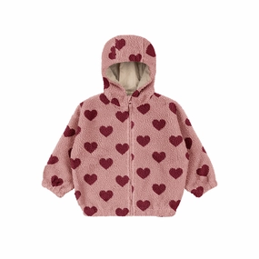 EasyClean Coating Hypoallergenic Fibers Konges Sloejd Jody Teddy Hoodie, Coeur Mellow