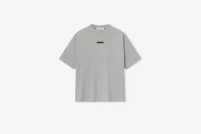 Fear of God Essentials "90's Fit Pique Crewneck" M - Concrete Heather Luxury Touch