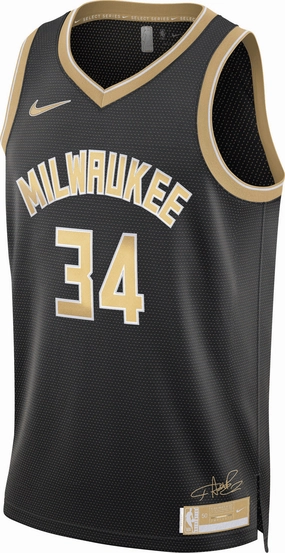 Giannis Antetokounmpo Milwaukee Bucks 2024 Select Series Dri-FIT NBA Swingman Jersey Streetwear Style Eco Friendly Fibers