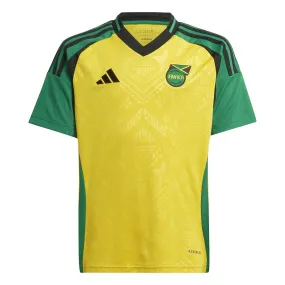 adidas - Kids' (Youth) Jamaica 24 Home Jersey (IS5674) Tear Resistant Fabric Weave Game Look