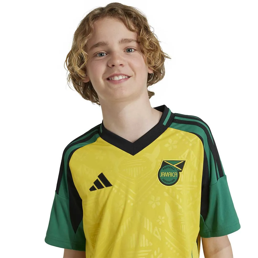 adidas - Kids' (Youth) Jamaica 24 Home Jersey (IS5674) Easy Care Material