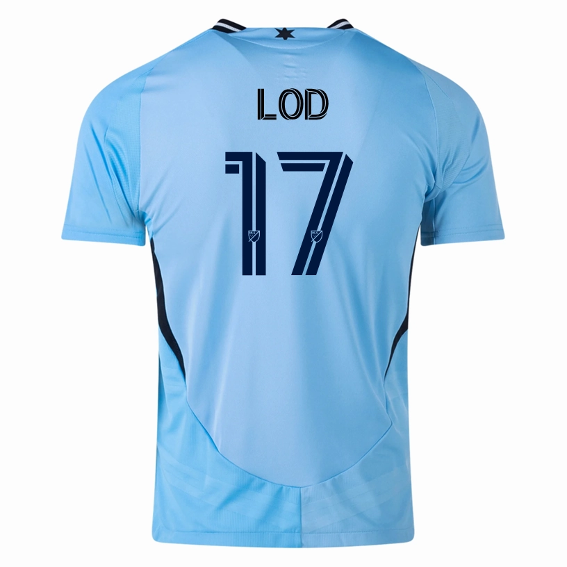 adidas Minnesota United Authentic Robin Lod Away Jersey 25/26 (Zenith Blue) Full Sleeve Design