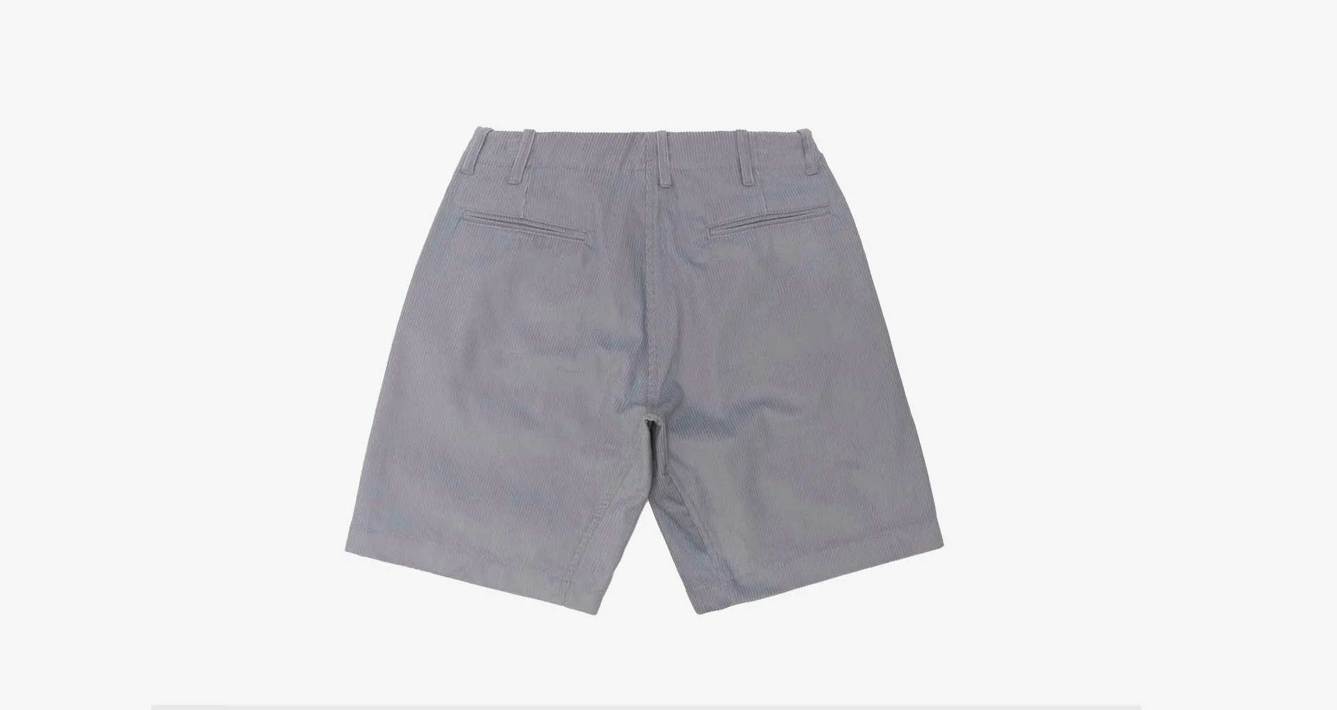 Whim Golf "Corduroy Cotton Golf Shorts" M - Grey LowMaintenanceMaterial Winter Fit