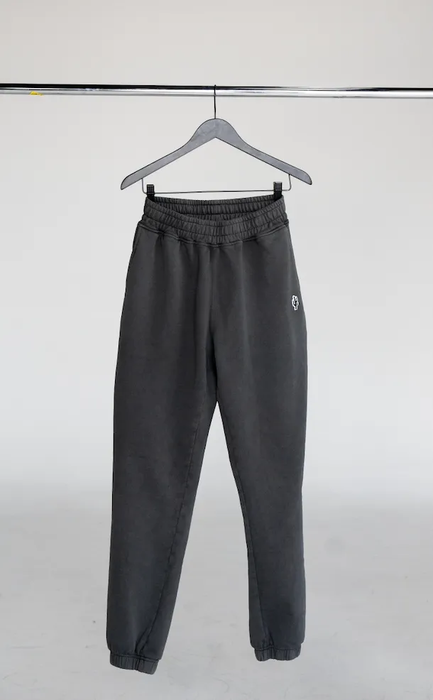 Stylish Layer CompressionEnhanced Manor "Washed French Terry Sweatpant" M - Asphalt