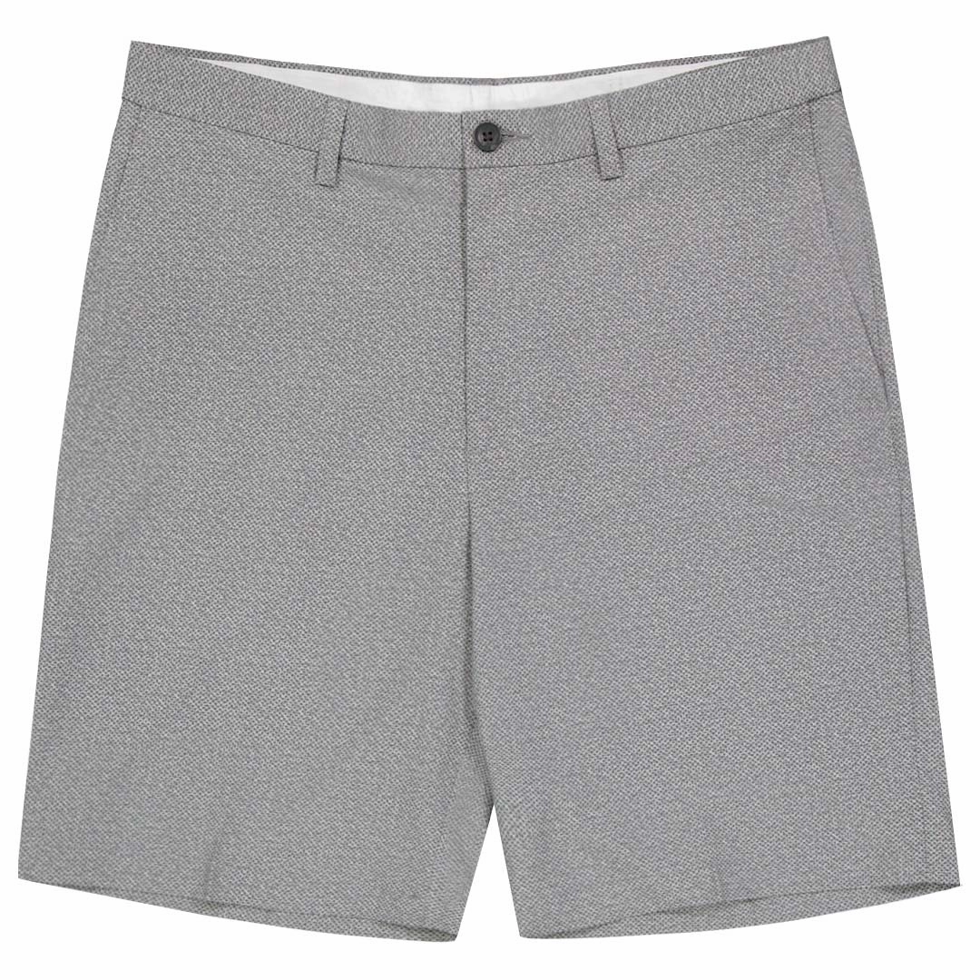 Haggar - Men's Plain Stretch Print Shorts (HS50003 035) Breath Panel