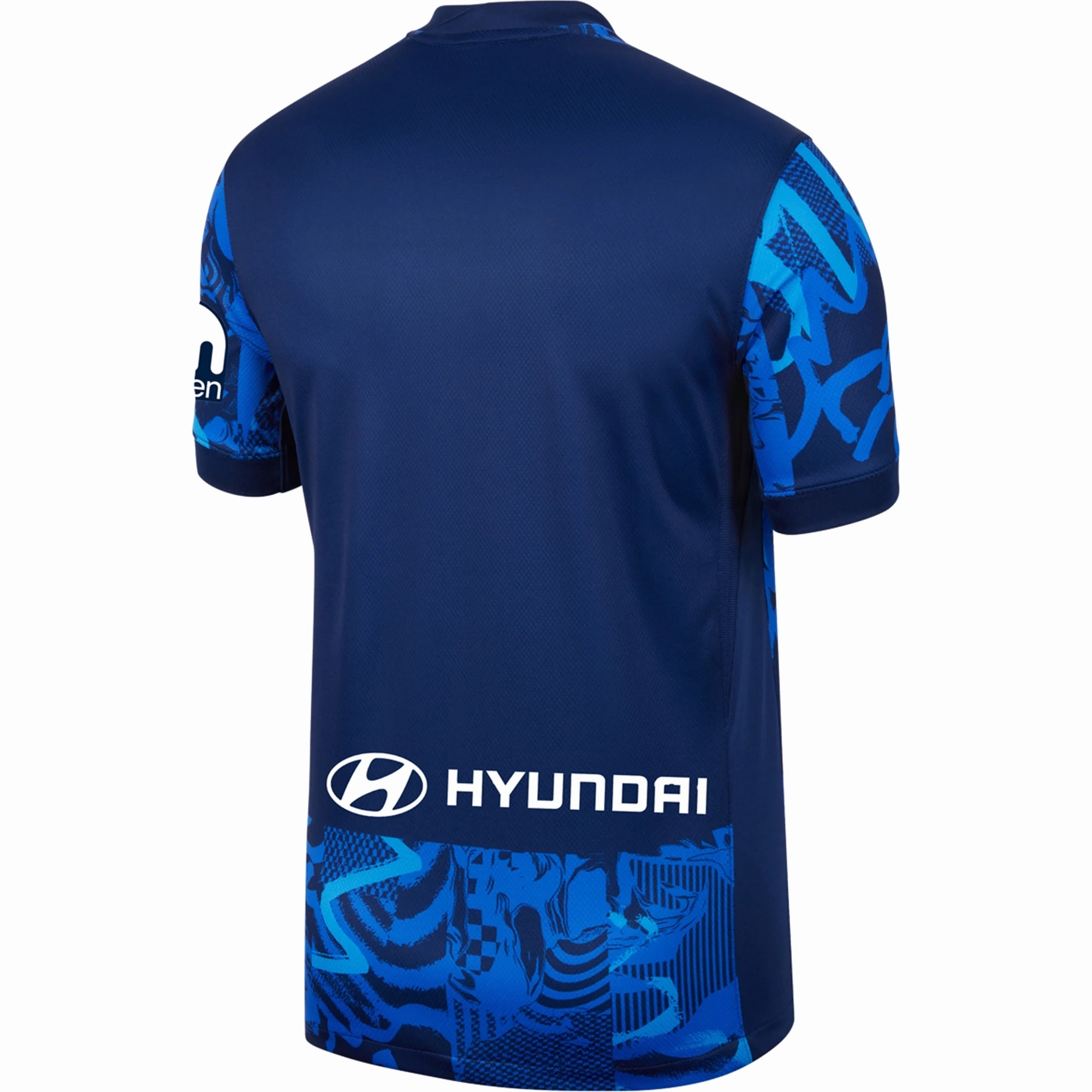 Nike Atletico Madrid Authentic Third Jersey 24/25 (Blue Void/Pink Glow) Quick Pullover Design Recycled Material Options