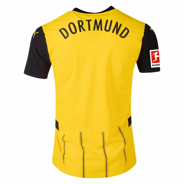 Dynamic Fit Engineering Play Ready Puma Borussia Dortmund Authentic Home Jersey w/ Bundesliga Patch 24/25 (Faster Yellow/Puma Black)