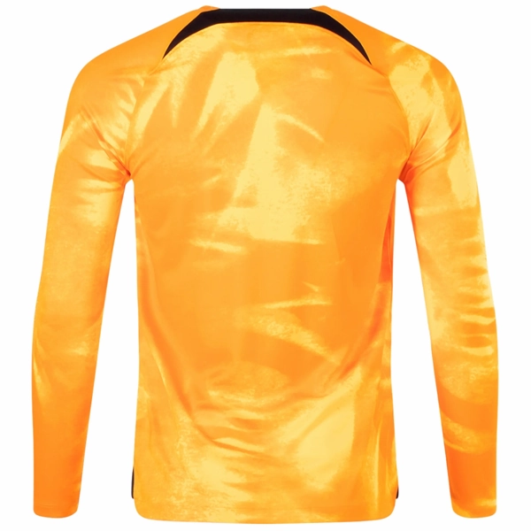 Nike Netherlands Long Sleeve Home Jersey 22/23 (Laser Orange/Black) Agile Motion