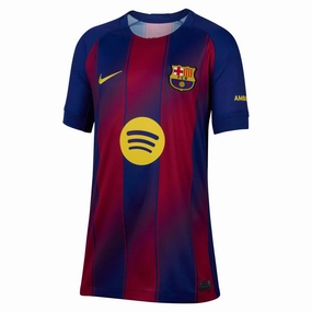Junior's FC Barcelona 2025/26 Stadium Home Soccer Jersey Bold Graphics