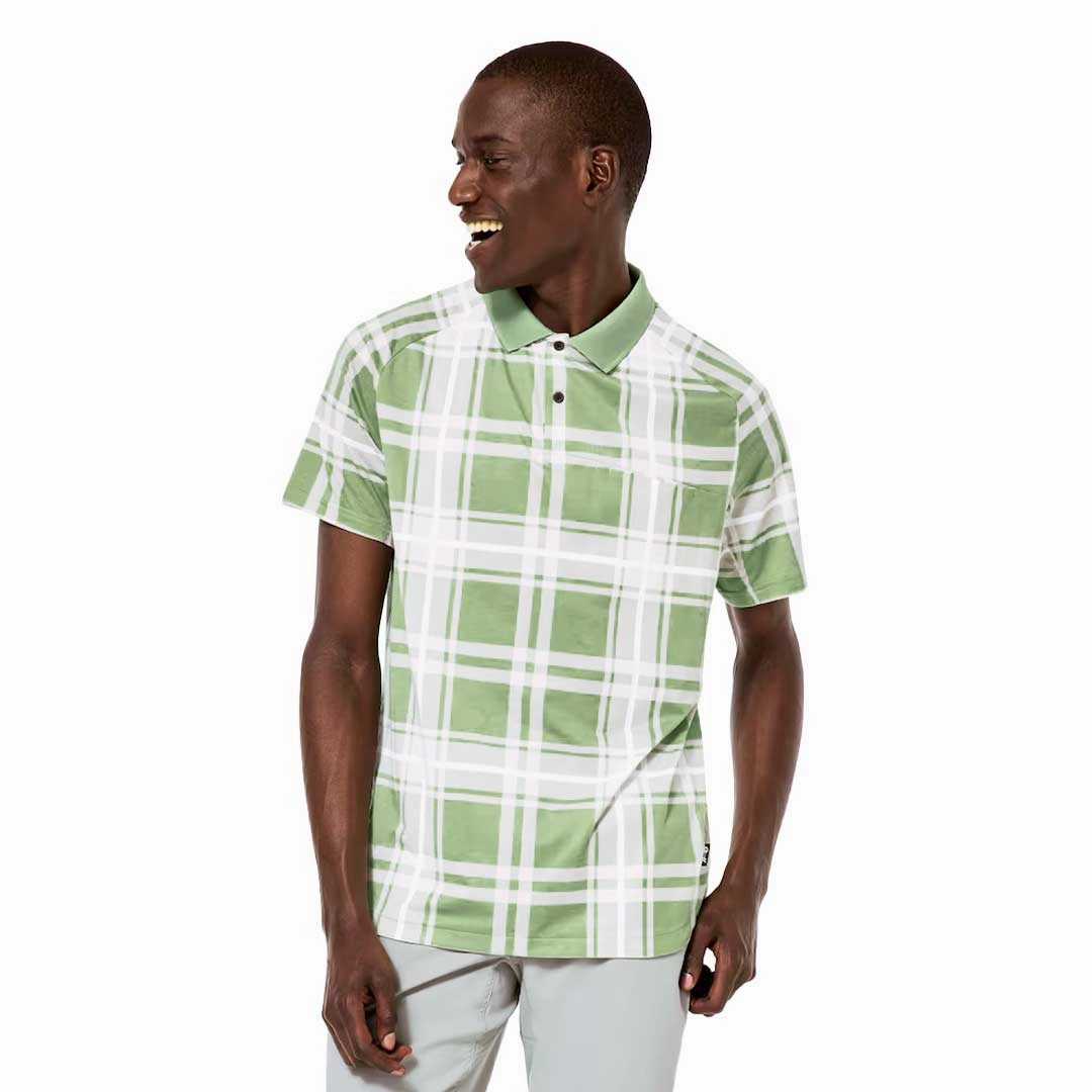 Oakley - Men's Sand Stripe Pocket Polo (FOA404874 9VP) Ventilated Side Gussets Breathable fabric