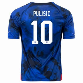 Dry Performance Nike United States Christian Pulisic Away Jersey 22/23 (Bright Blue/White)