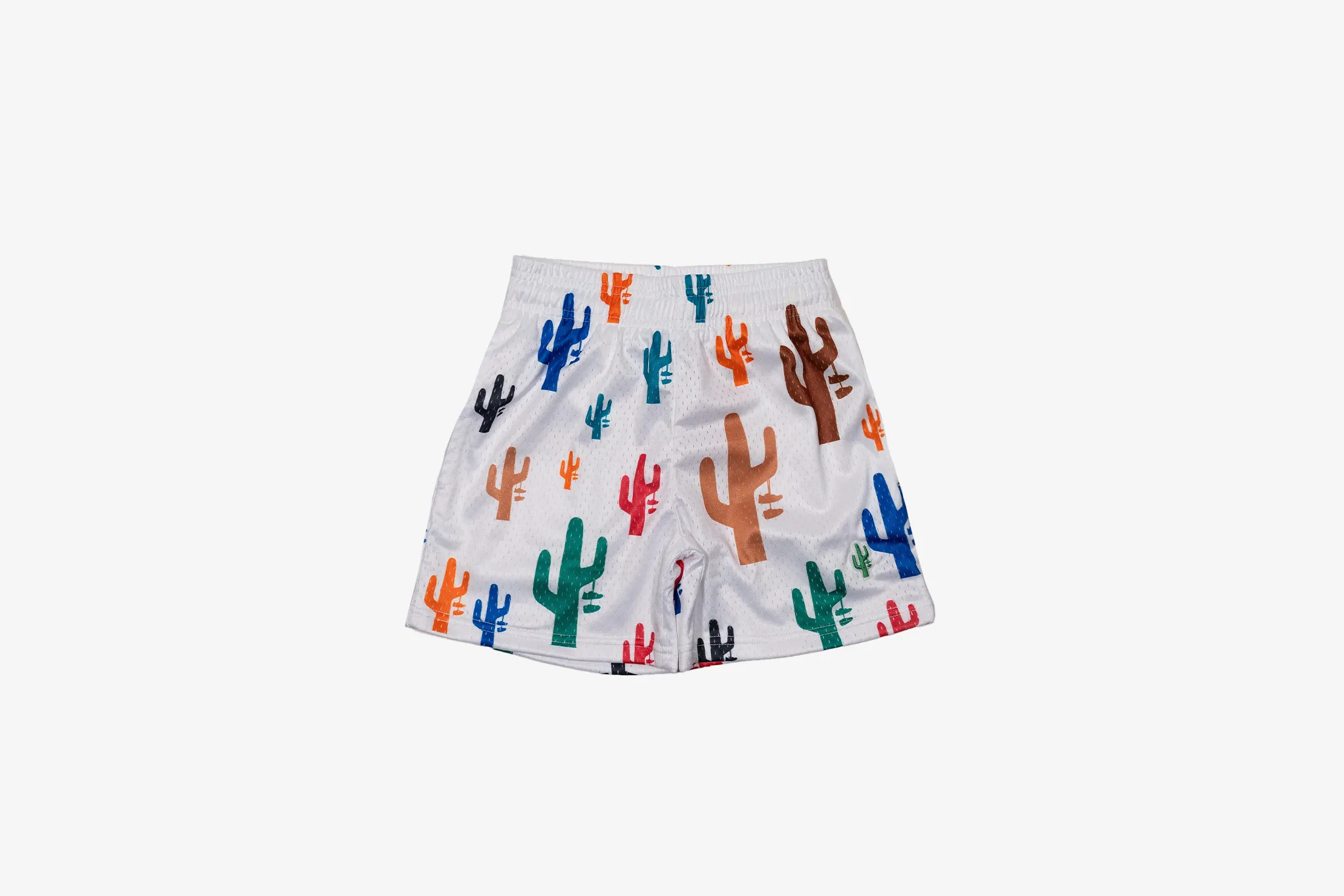 Manor "Confetti Cactus Mesh Short" K - White / Multicolor FlexibleMaterial VentilatedMesh