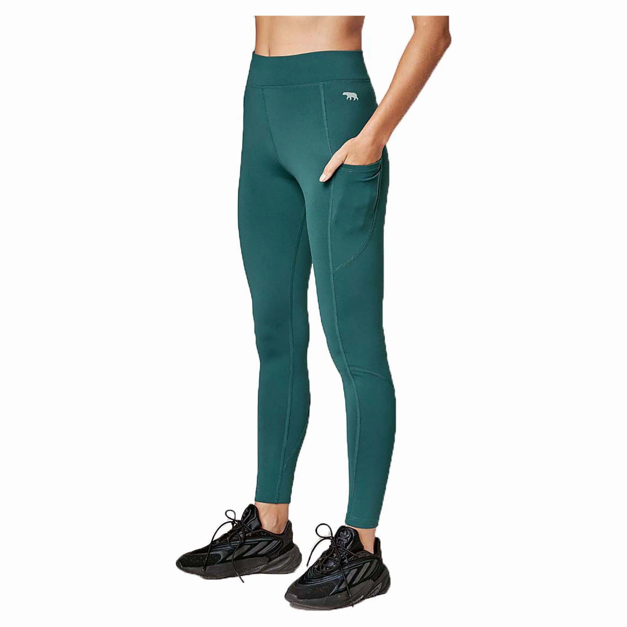 Flexible Comfort Fit Balance Wear Women's Ab Waisted Flex Zone Pocket 28 Inch Leggings