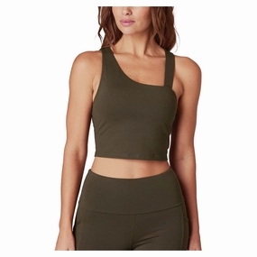 Women's Allure Asymmetric High Support Bra Tank Flexible Hem Adjustment