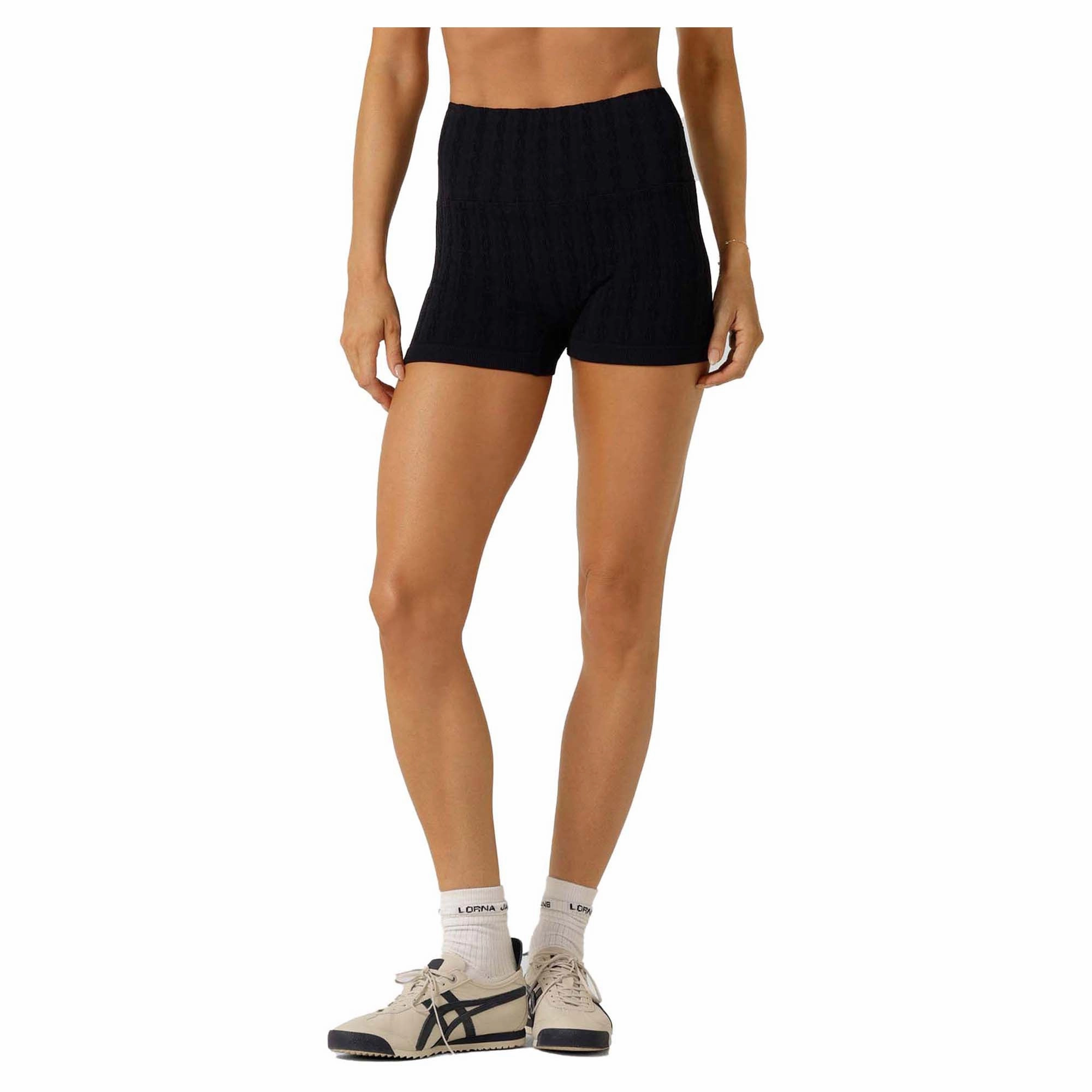 Women's Cable Seamless Bike Shorts Waterproof Feature Easy Days