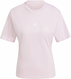 Women's Essentials Small Logo Cotton T-Shirt Tubular Knit Structure