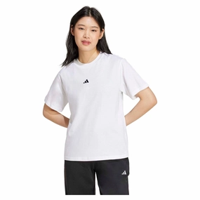 Women's Essentials Small Logo Cotton T-Shirt Simple Yet Cozy Practical Design