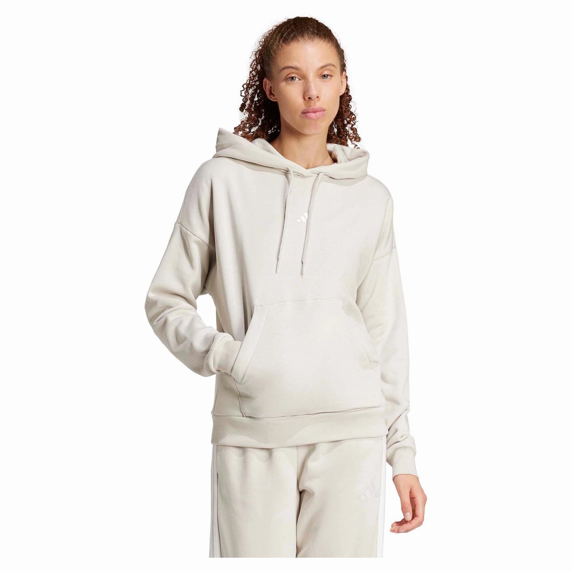 Soft Texture Women's Essentials Small Logo Feel Cozy Hoodie