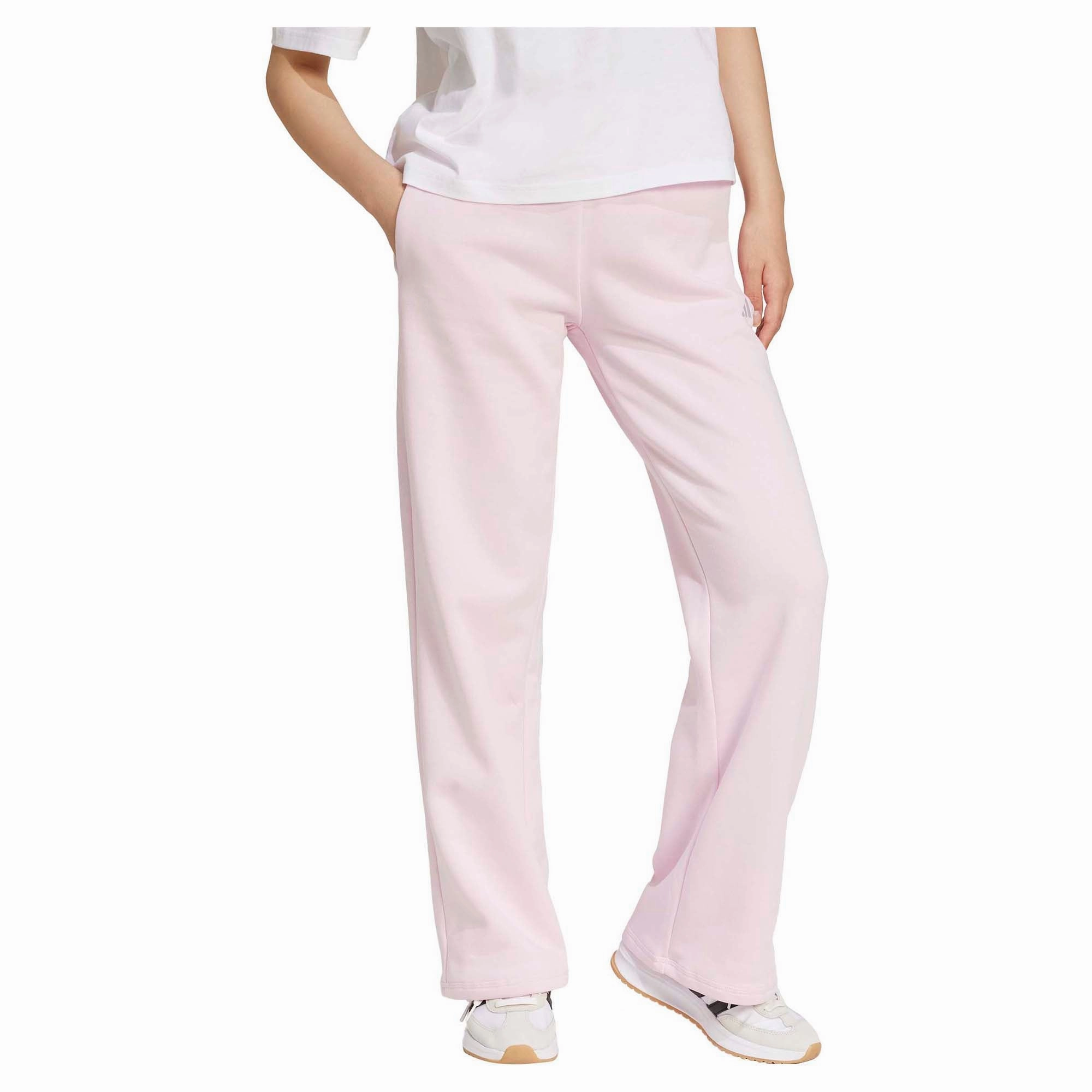 Adaptable Fit Women's Essentials Small Logo Feel Cozy Open Hem Pants