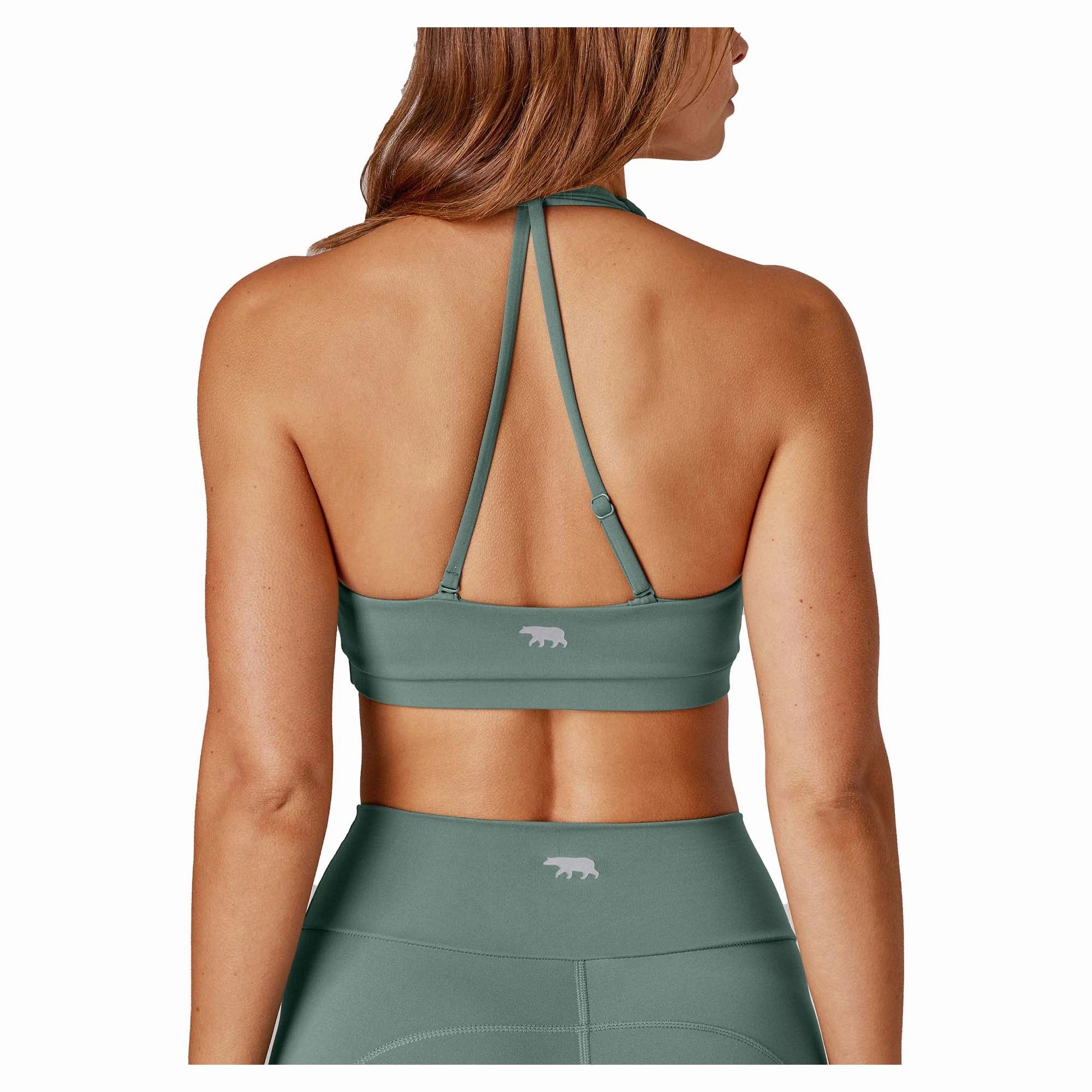 Turtleneck Women's Headliner Push Up Light Support Sports Bra