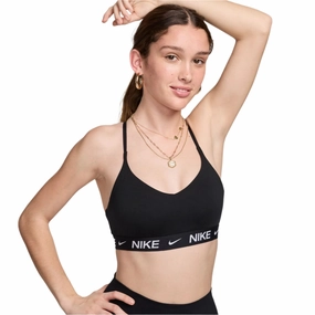 Women's Indy Light Support Padded Adjustable Sports Bra Petite size seams Hook-and-eye closure seams