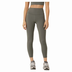 Women's Lotus No Chafe Phone Pocket Ankle Biter Leggings Form Fit All Ages Park Run