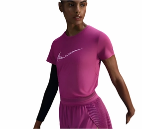 Soft Touch Fit Women's One Dri-FIT Short-Sleeve Graphic Running Top