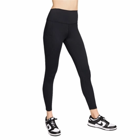 Smooth Waist Women's One High-Waisted 7/8 Leggings with Pockets