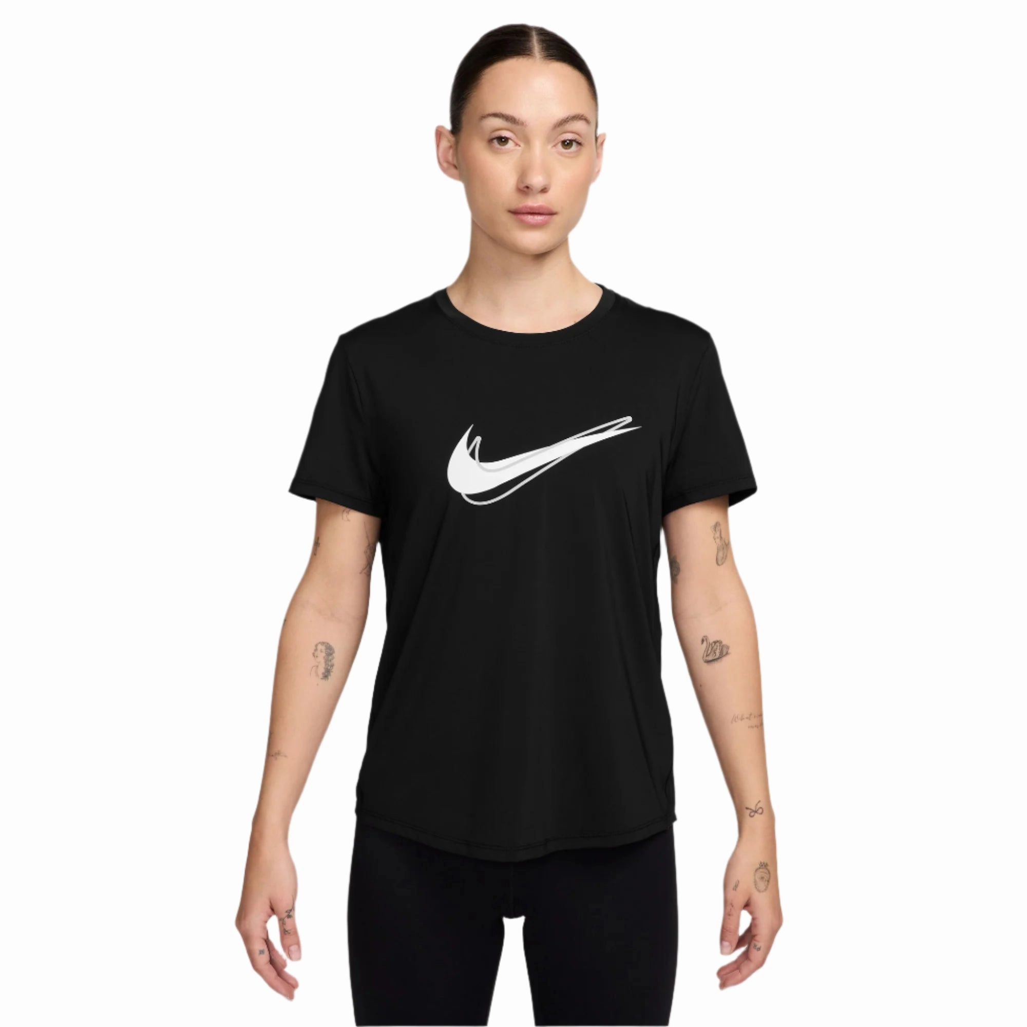 Women's One Swoosh Dri-FIT Short-Sleeve Running Top Versatile Style Trend Unisex versatility